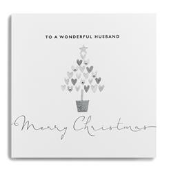 To A Wonderful Husband Merry Xmas Xmas Tree