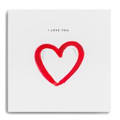 I Love You - Heart Card