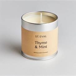 St Eval Thyme &amp; Mint Scented Tin Candles