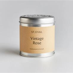 St Eval Vintage Rose Scented Tin Candle