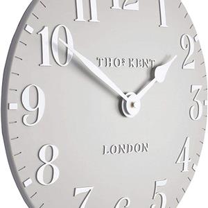 Thomas Kent Arabic Wall Clock Dove Grey