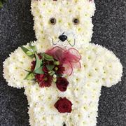 Red &amp; White Teddy