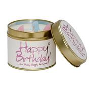 Happy Birthday Lily Flame Candle