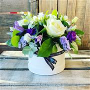 Fresh Spring Florist Choice Hat Box