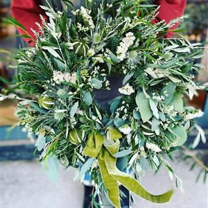 Clarence Christmas Door Wreath