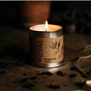 St Eval Bergomot &amp; Nettle Scented Tin Candle