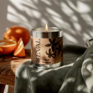 St Eval Orange Blossom Scented Tin Candle