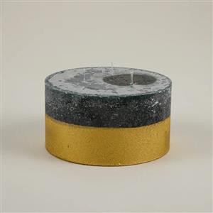 St Eval Winter Thyme Gold Dipped Multiwick Candle