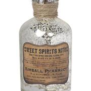 Vintage Style Glass Medicine Bottle